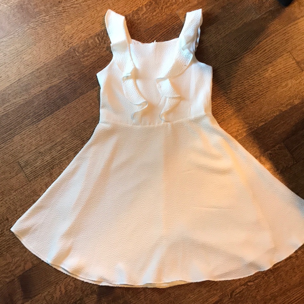 White Ruffle Pippa & Julie Dress (from Nordstrom)